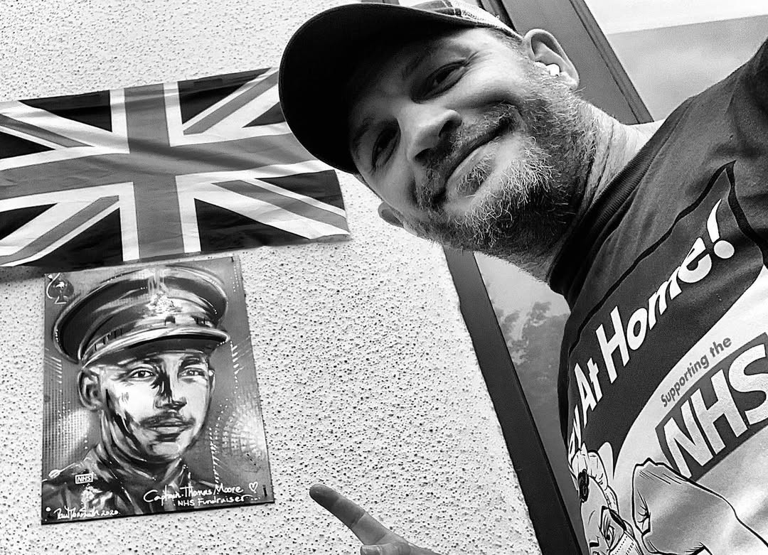 Herec Tom Hardy. 