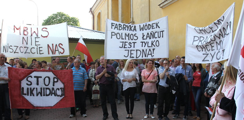 Protest w Łańcucie. Mieszkańcy bronią fabryki