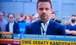 Redaktor TVP pyta Trzaskowskiego o ustawki, tłum reaguje śmiechem