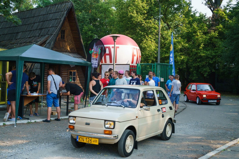 500 małych Fiatów w Krakowie