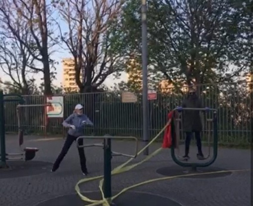 Neki su odlučili malo da provežbaju