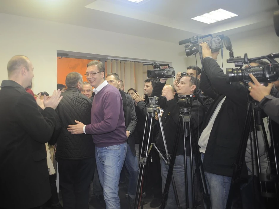 Slavlje u opštinskom štabu naprednjaka