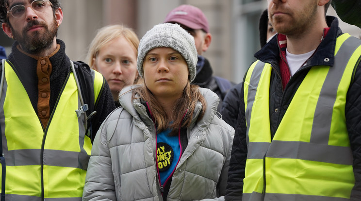Őrizetbe került Greta Thunberg Londonban / Fotó: Northfoto
