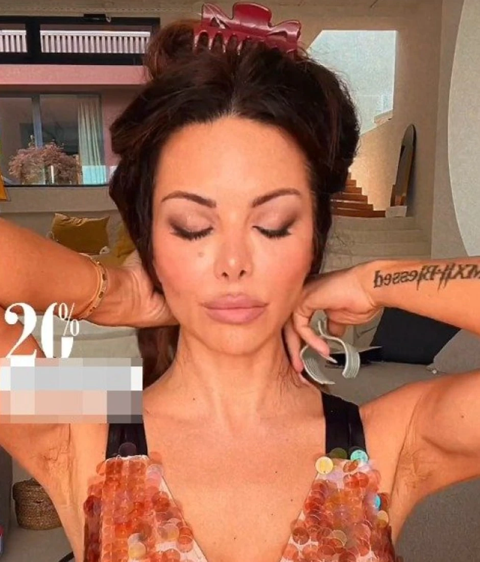 Nikolina Pišek pušta dlake ispod pazuha