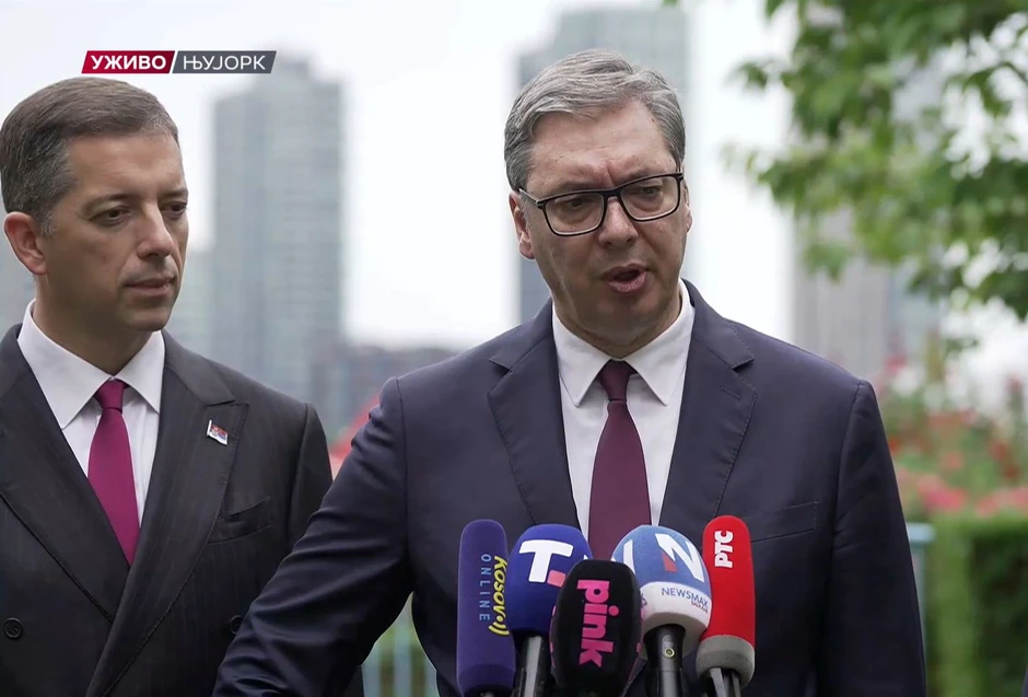 Aleksandar Vučić i Marko Đurić
