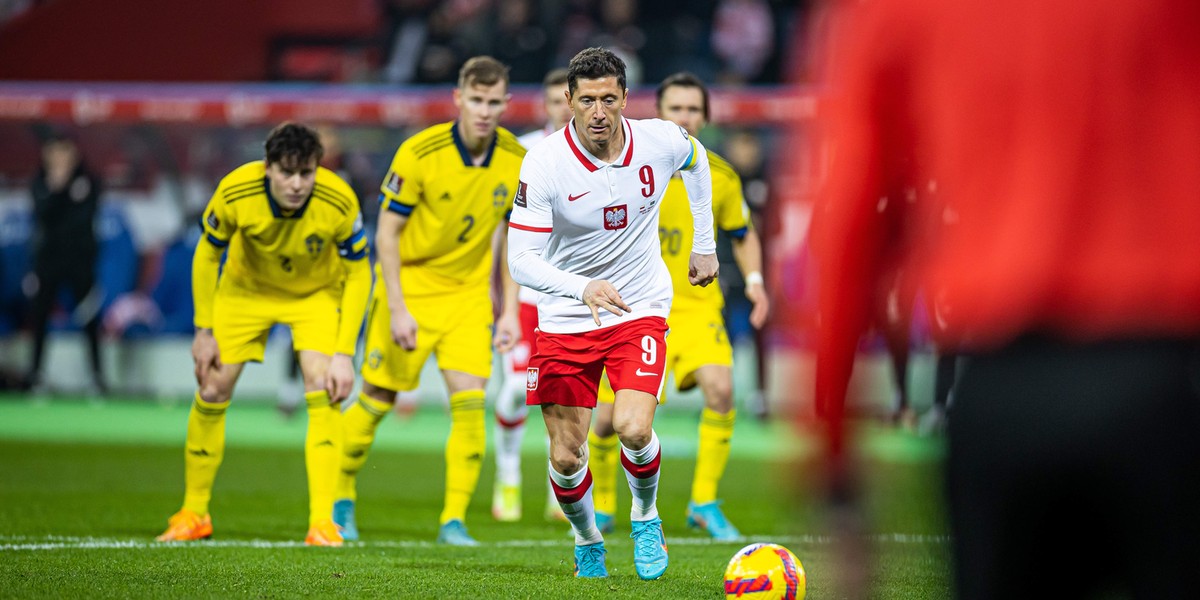 Robert Lewandowski dał prowadzenie Polakom.