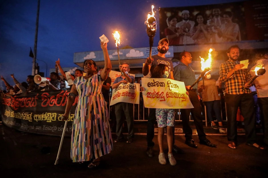 Protesti u Kolombu, Šri Lanka, 5. jula