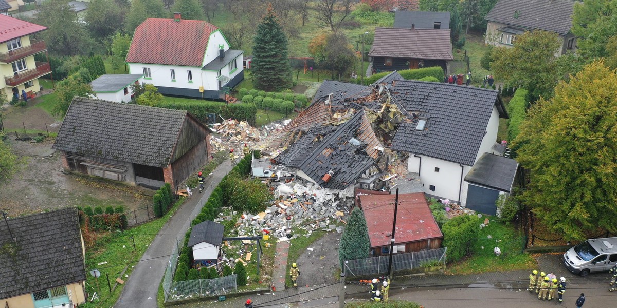 Wybuch gazu w wielopokoleniowej rodzinie strażaków