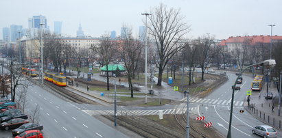 Plac Narutowicza bez pętli tramwajowej