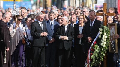 Stanisław Karczewski, Marek Kuchciński, Jarosław Kaczyński