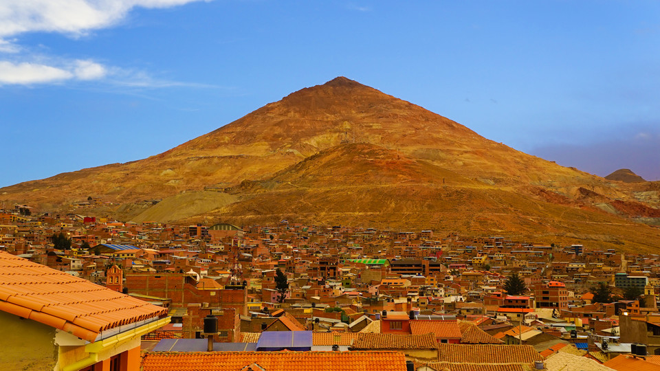 Cerro Rico (Bogata Góra) w Boliwii