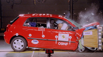 Toyota Corolla Wagon (2002-07) - test zderzeniowy