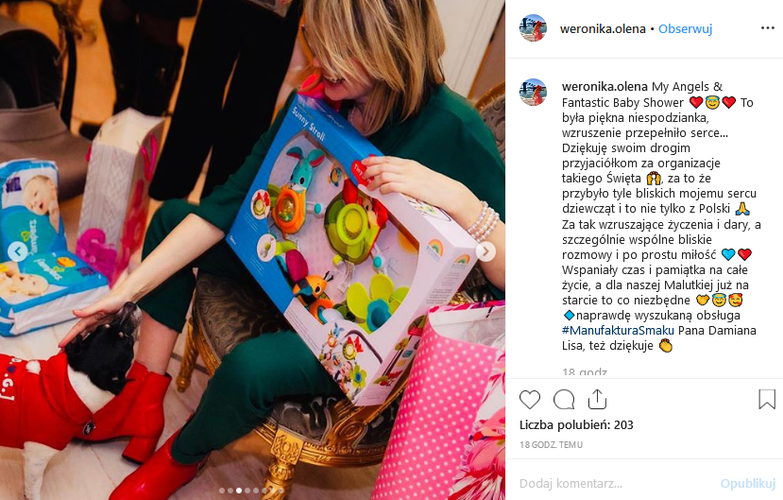 baby shower Weroniki Marczuk