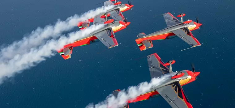 Royal Jordanian Falcons wyprawiają powietrzne cuda. Zobacz ich w akcji