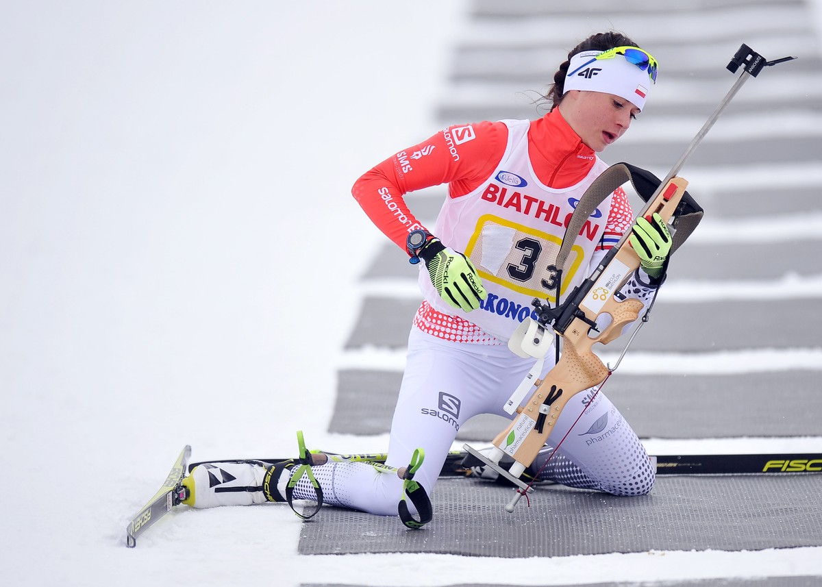 Drugi złoty medal Kamili Żuk w Otepaeae! Nadzieja polskiego biathlonu najlepsza w sprincie
