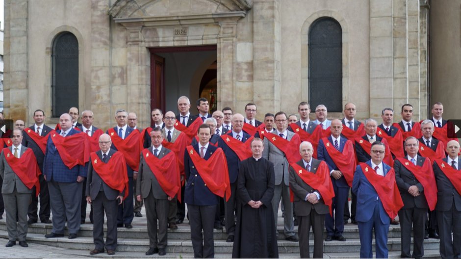 Spotkanie liderów ultrakatolickich organizacji na świecie. Francja, Creutzwald, wrzesień 2020, fot. tfp-france.org