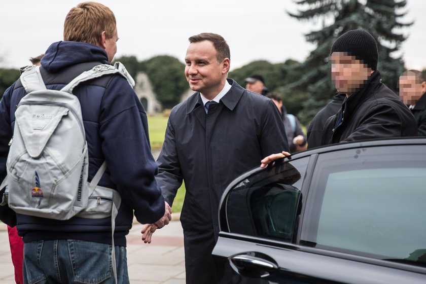 Andrzej Duda odwiedził grób Kaczyńskiego