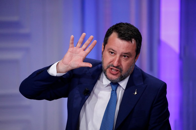 Matteo Salvini w programie TV (czerwiec 2022 r.)