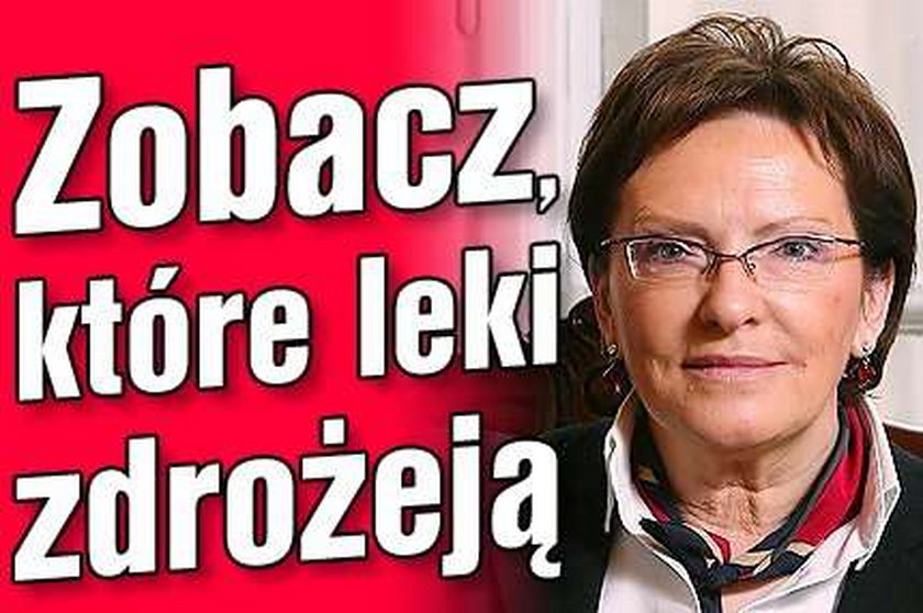 Zobacz, które leki zdrożeją