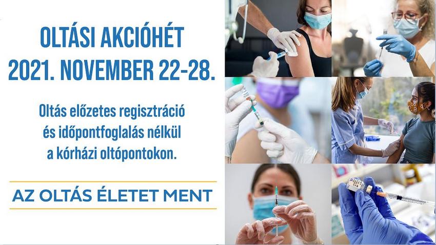 oltási akcióhét, oltópontok, koronavírus, vakcina, Pfizer,Moderna,AstraZeneca,Janssen, Sinopharm