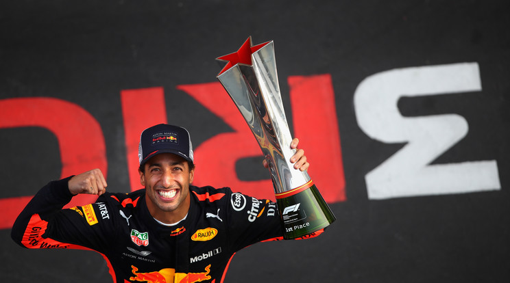 Daniel Ricciardo
a hatodik helyről
rajtolva győzött
a Forma–1-es
Kínai Nagydíjon  /Fotó: Getty Images