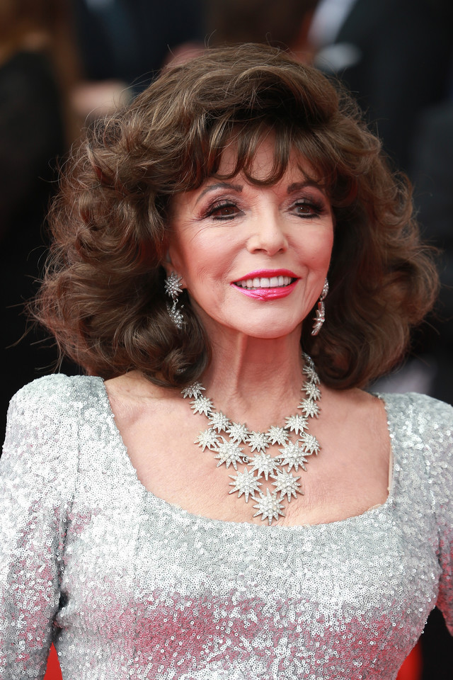 Joan Collins na gali BAFTA 2017