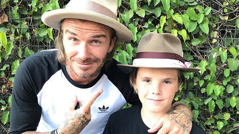 David Beckham és fia Cruz