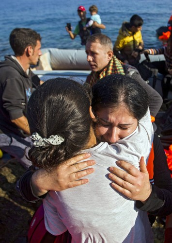 Uchodźcy na Lesbos