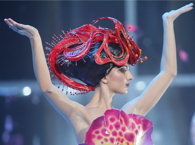 Pokaz fryzjerstwa w Moskwie