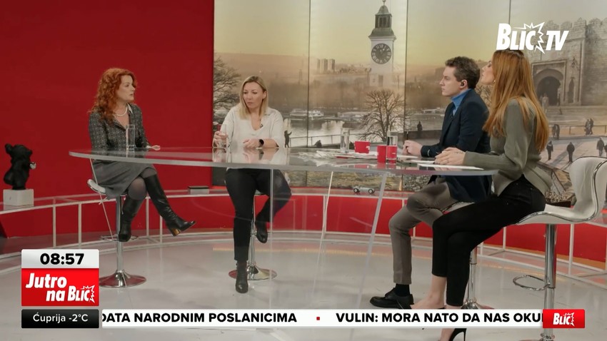 Gošće u studiju Blic TV