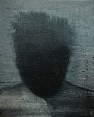 'Szkice do portretu 15', Cezary Bednarczyk, olej na płótnie, 50x40 cm