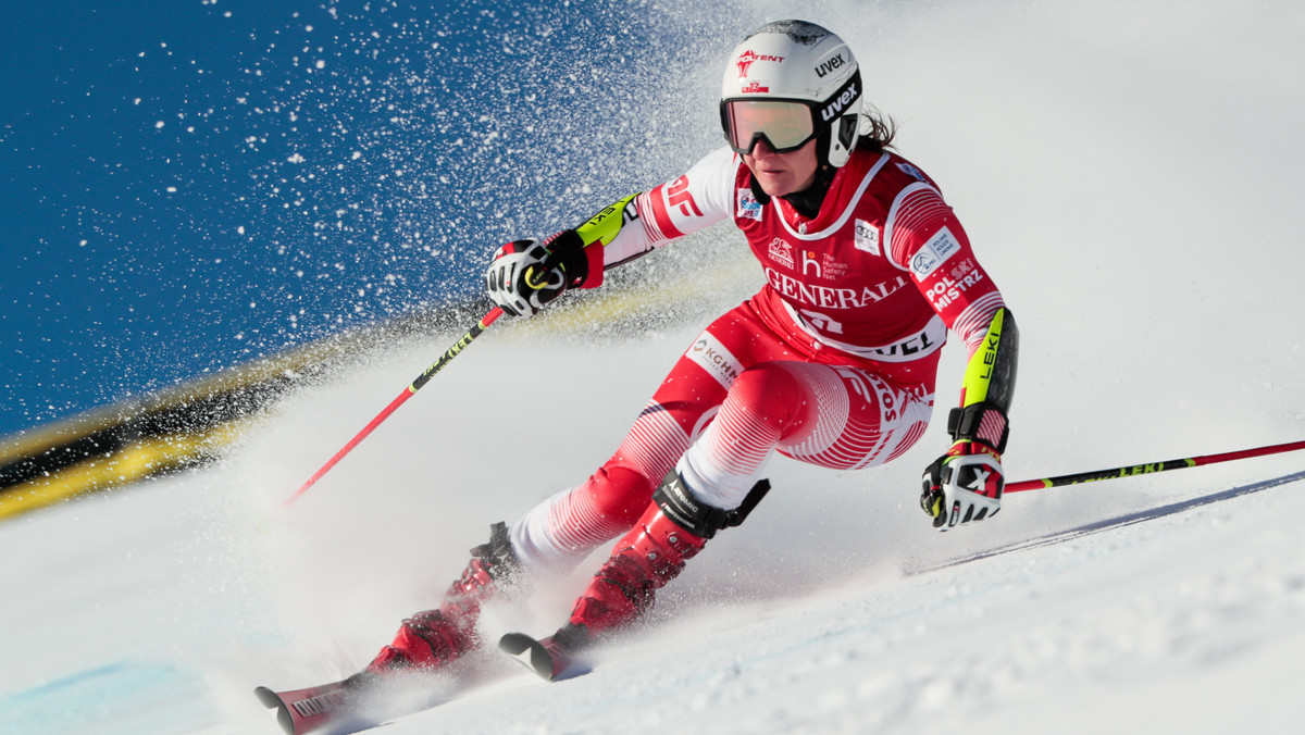 Maryna Gąsienica-Daniel dziewiąta po 1. przejeździe slalomu giganta w PŚ