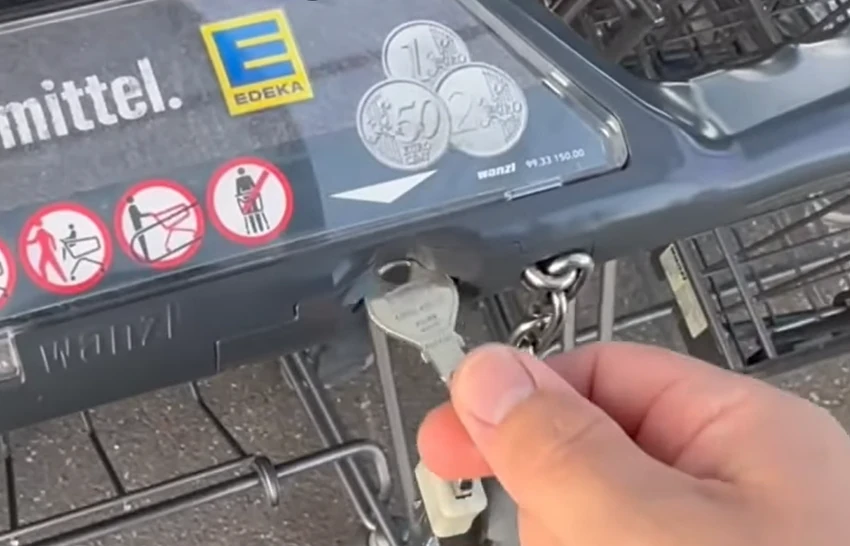 Otključavanje kolica za kupovinu