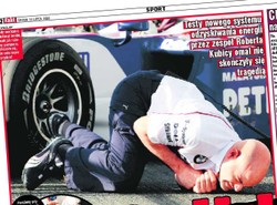 Bolid kopnął prądem