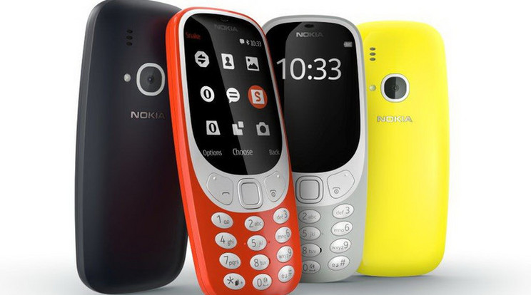 A Nokia 3310 négy színben lesz kapható /Fotó: Nokia
