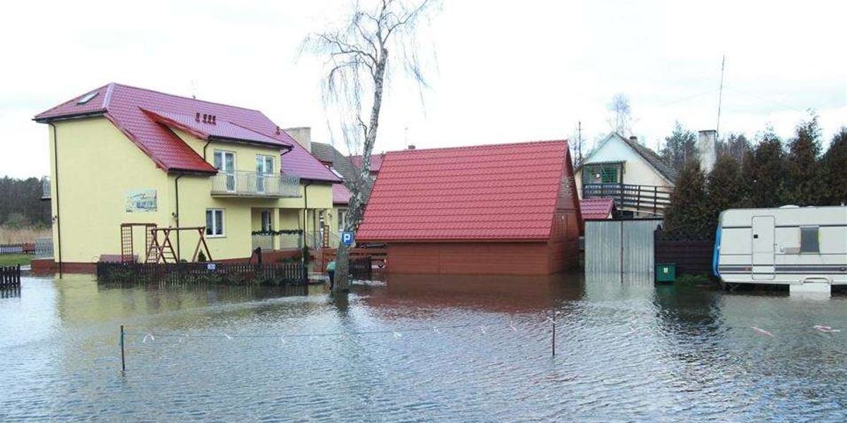 Powódź cofka Bałtyk Elbląg Gdańsk