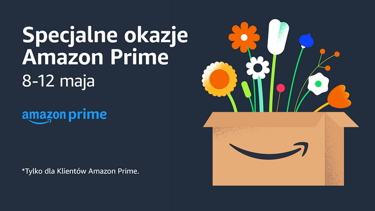<strong>Klienci Amazon Prime mogą wybierać spośród setek atrakcyjnych okazji na szeroką gamę produktów z wielu kategorii podczas nowego wydarzenia specjalne okazje Amazon Prime, które potrwa pięć dni — od 8 do 12 maja. Specjalne okazje Amazon Prime są dostępne wyłącznie dla klientów Prime. Każdy może wypróbować Prime w ramach bezpłatnego 30-dniowego okresu próbnego, na stronie amazon.pl/prime. Po tym okresie Prime będzie dostępny za jedyne 49 zł rocznie lub 10,99 zł miesięcznie. Można anulować w dowolnym momencie.</strong>