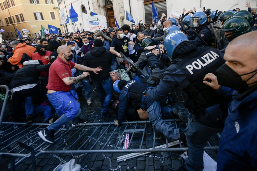 Protest restauratorów w Rzymie