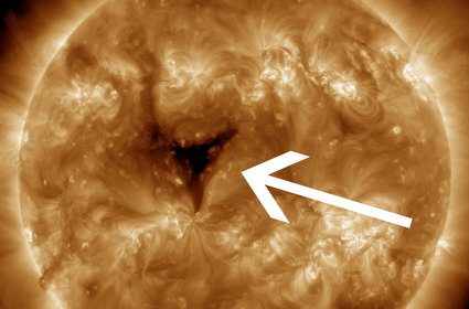 Na Słońcu pojawiła się kolejna gigantyczna dziura. Może wysłać w kierunku Ziemi potężny wiatr
