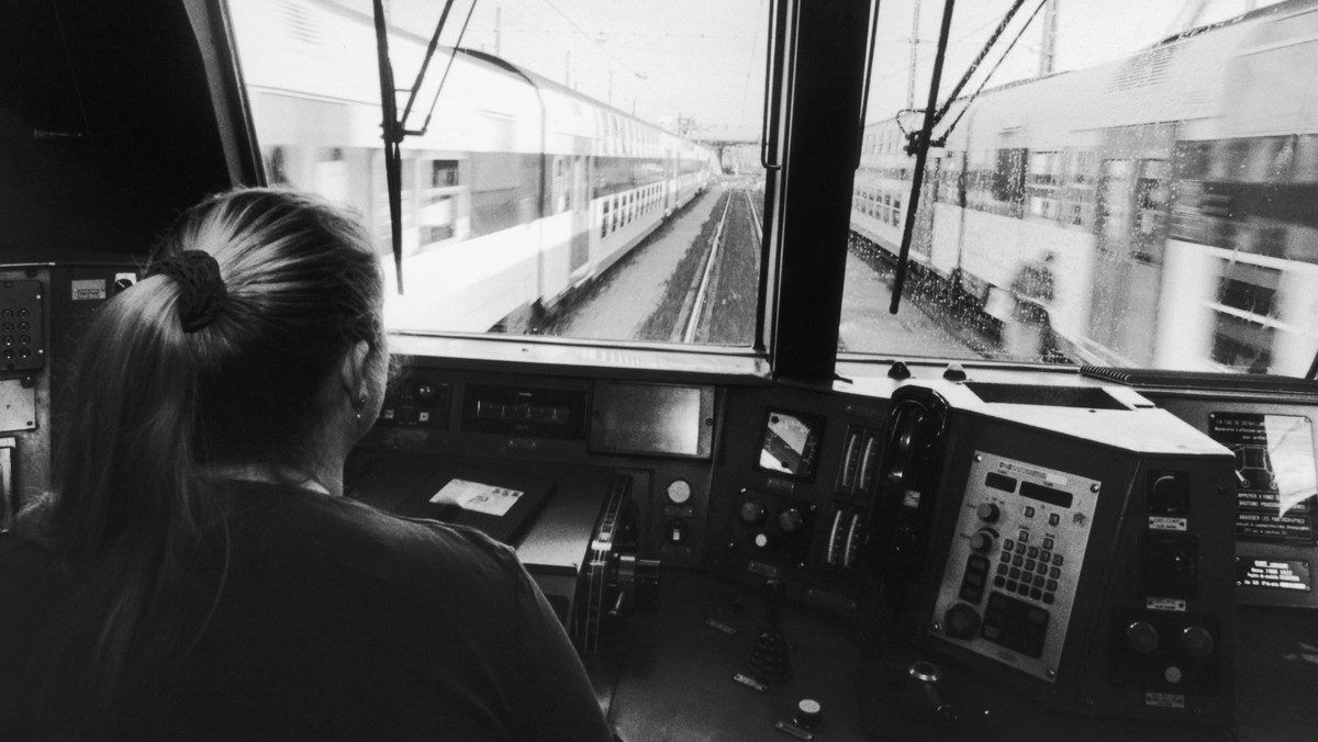 Marie-Lyne Lombart, Conductor Operating In Vitry, France In October, 2004 -