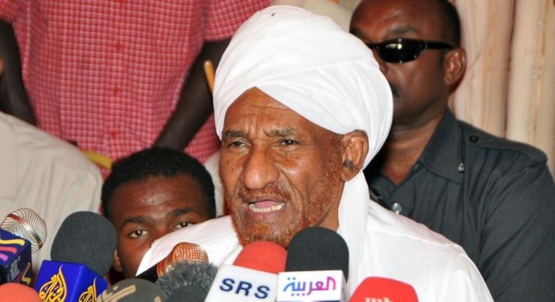 Sudan's former prime minister and head of the opposition Umma Party Sadeq al-Mahdi has been in self-imposed exile, mainly in Cairo