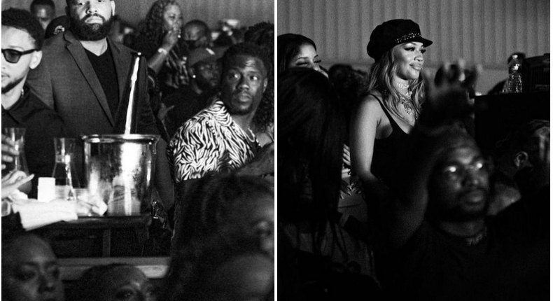 A slew of American superstar celebrities attended Wizkid's show in LA  (Instagram/_nelsonegh)