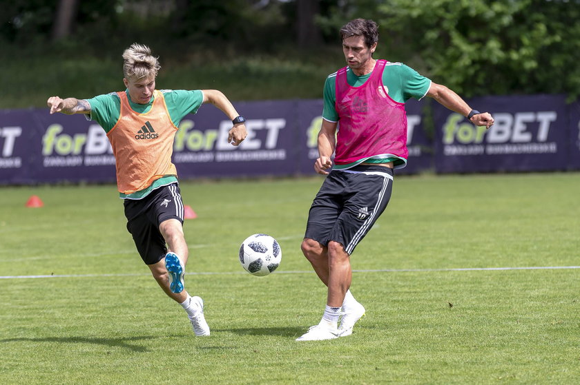 Pilka nozna. Ekstraklasa. Slask Wroclaw. Trening. 19.06.2018