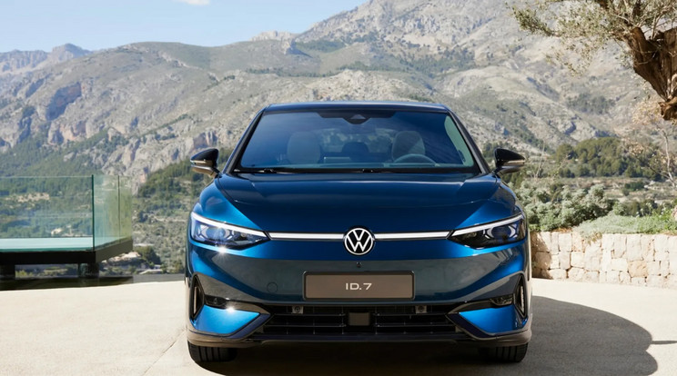 Az új ID.7 azon tíz új elektromos modell egyike, amelyekkel a Volkswagen 2026-ig jelenik meg a piacon. / Fotó: Volkswagen