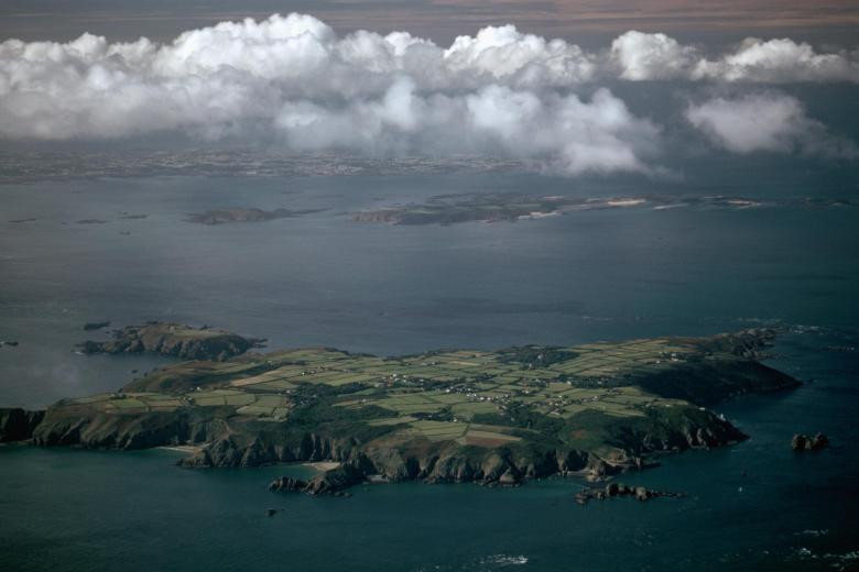 Sark z góry: Wyspa ma zaledwie pięć kilometrów kwadratowych