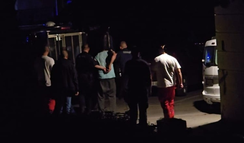 Hapšenje osumnjičenog muškarca