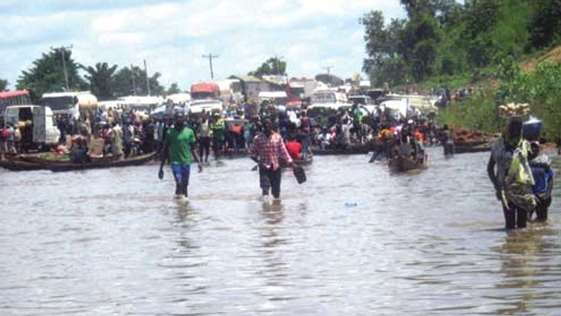 Image result for Flood triggered by incessant rain has destroyed over 3,000 farmlands and about 120 houses at Zugo town in Guri Local Government Area of Jigawa.