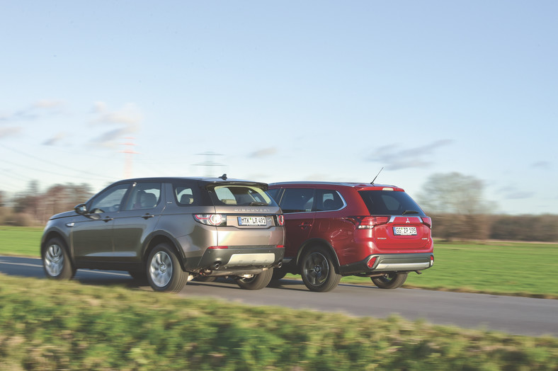 Land Rover Discovery Sport kontra Mitsubishi Outlander