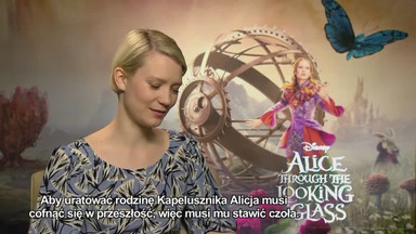 "Alicja po drugiej stronie lustra": Mia Wasikowska o swojej bohaterce