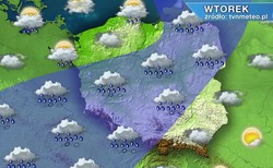 Od wtorku pogorszenie pogody. Ochłodzi się, będzie padać. PROGNOZA POGODY